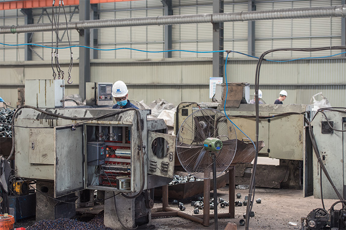 长春网架配件-锥头加工车间